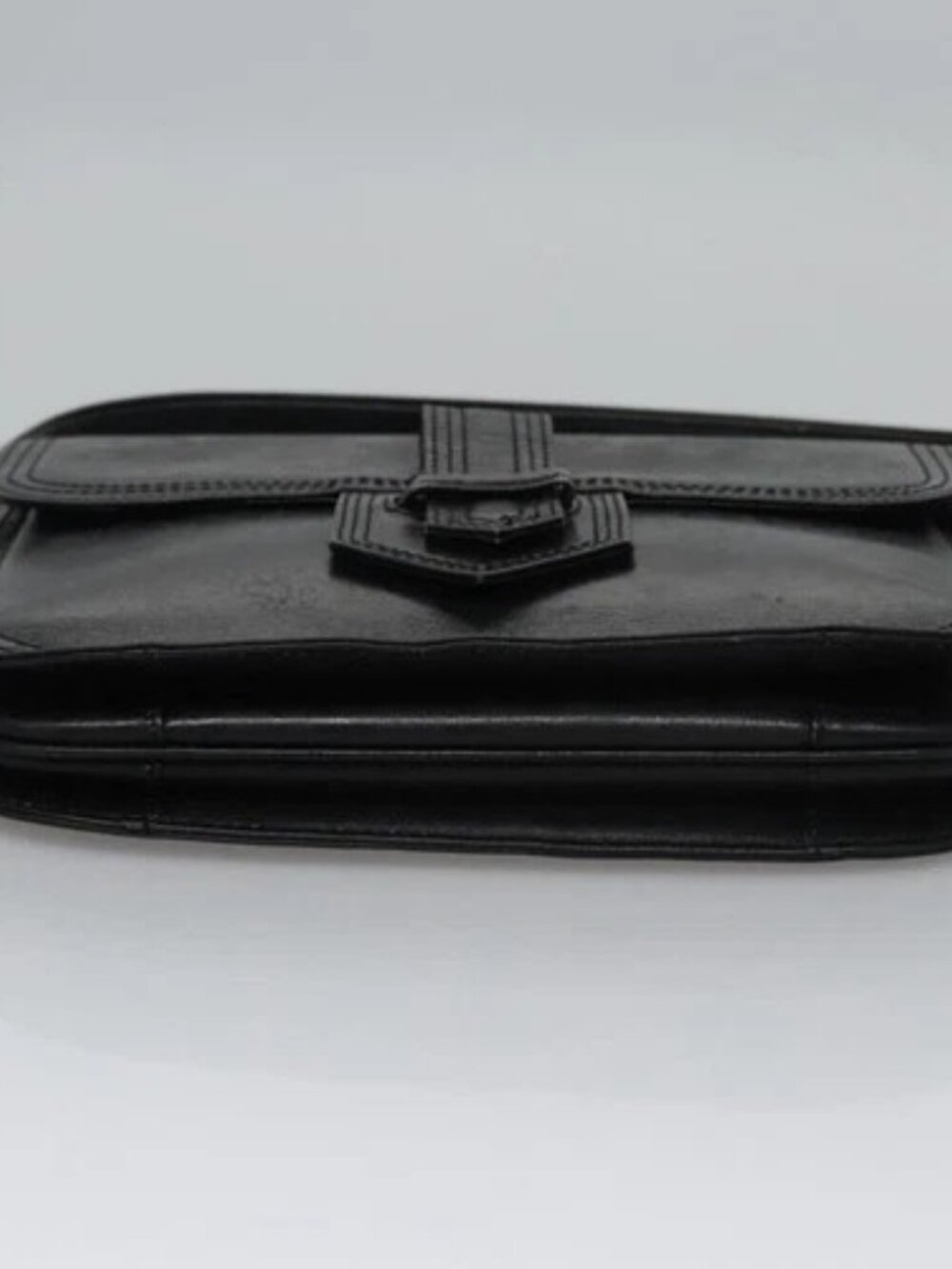 SAINT LAURENT Shoulder Bag Leather Black Auth - Picture 5 of 16